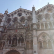The main Cathedral of Ferrara dating back to the Middle Ages